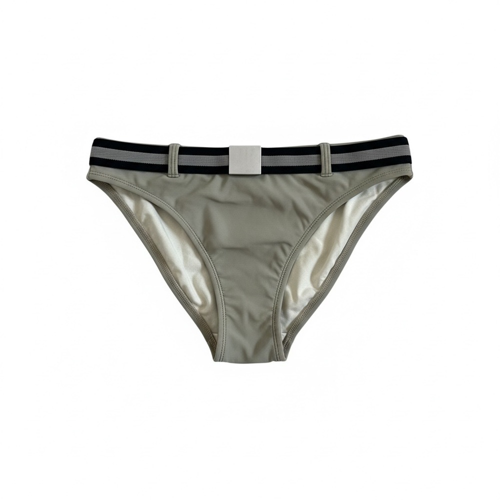 La Blanca belted bikini bottoms olive